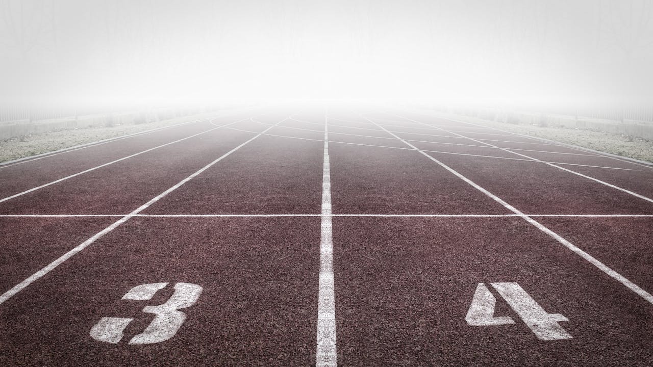 Photo by Pixabay: https://www.pexels.com/photo/brown-and-white-track-field-163444/
