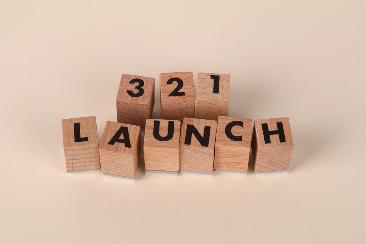 Photo by Ann H: https://www.pexels.com/photo/wooden-blocks-spelling-countdown-to-launch-33090486/